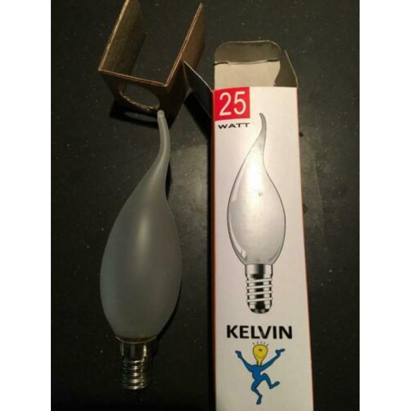 Kaarslampen mat 25 W kleine fitting