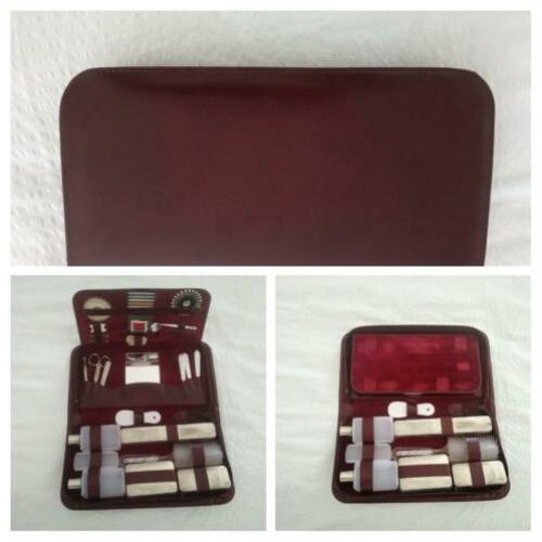 Vintage reis toiletset/toilettasjes/haarspelden/en meer????