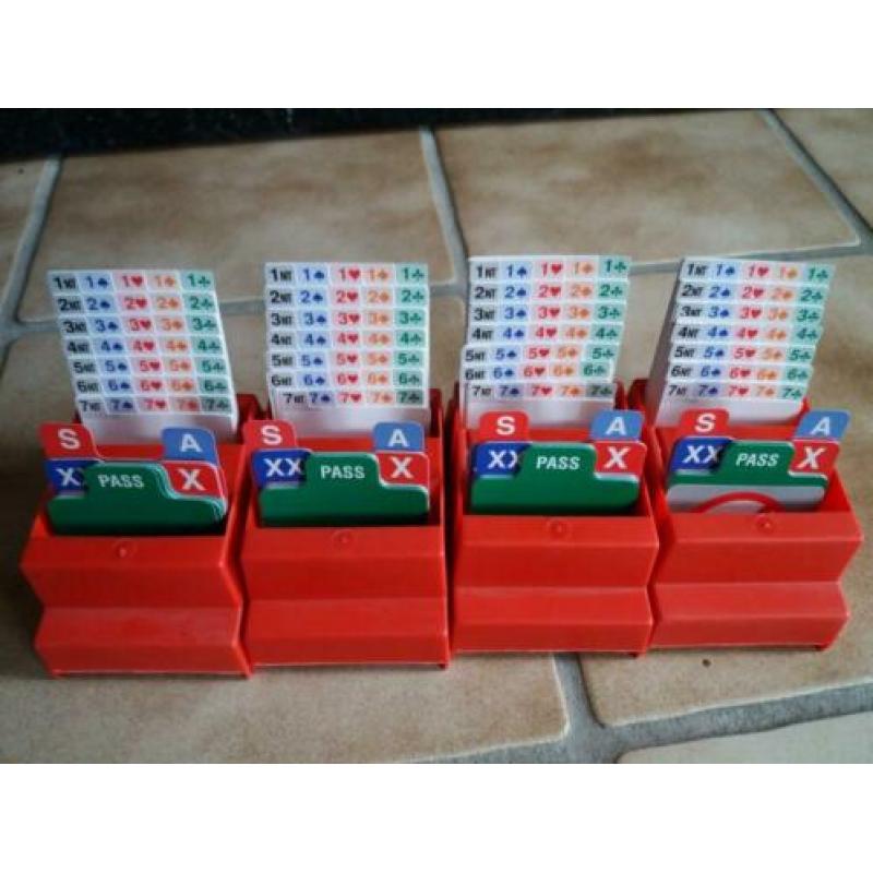 hobby en vrije tijd, Bridge boeken en biedboxjes