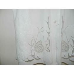 Supermooie Edgar Vos vintage witte blouse, maat 36/38