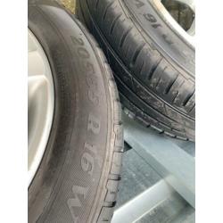 16” ORIGINELE VW Velgen met banden GOLF 5-6-7 CADDY PASSAT