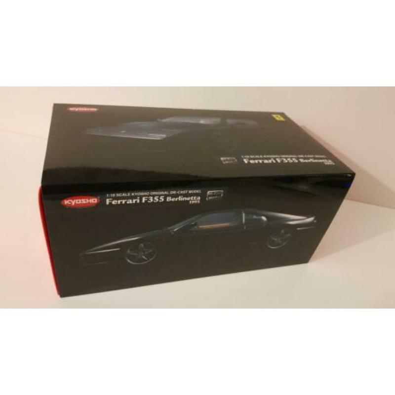 Kyosho Hi-End Ferrari 355 Berlinetta zwart - 1995