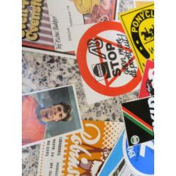 Zakje met ongeveer 75 Stickers