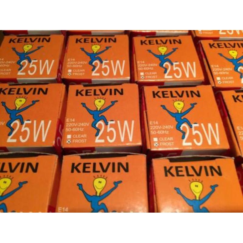 Kaarslampen mat 25 W kleine fitting
