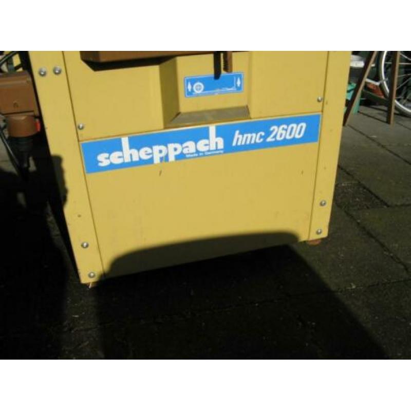 Scheppach vlakvandiktebank HMC 2600 krachtstroom