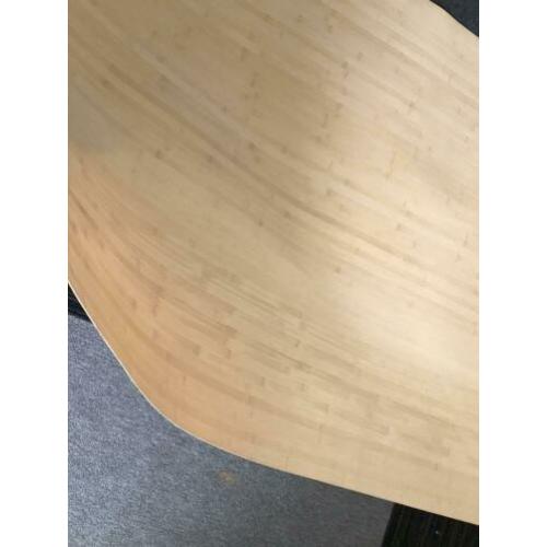 2 grote fineerplaten Bamboe en Essen