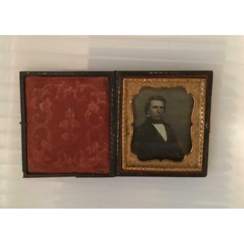 Daquerrotypie 1839-1850 eerste foto’s op verzilverde plaat