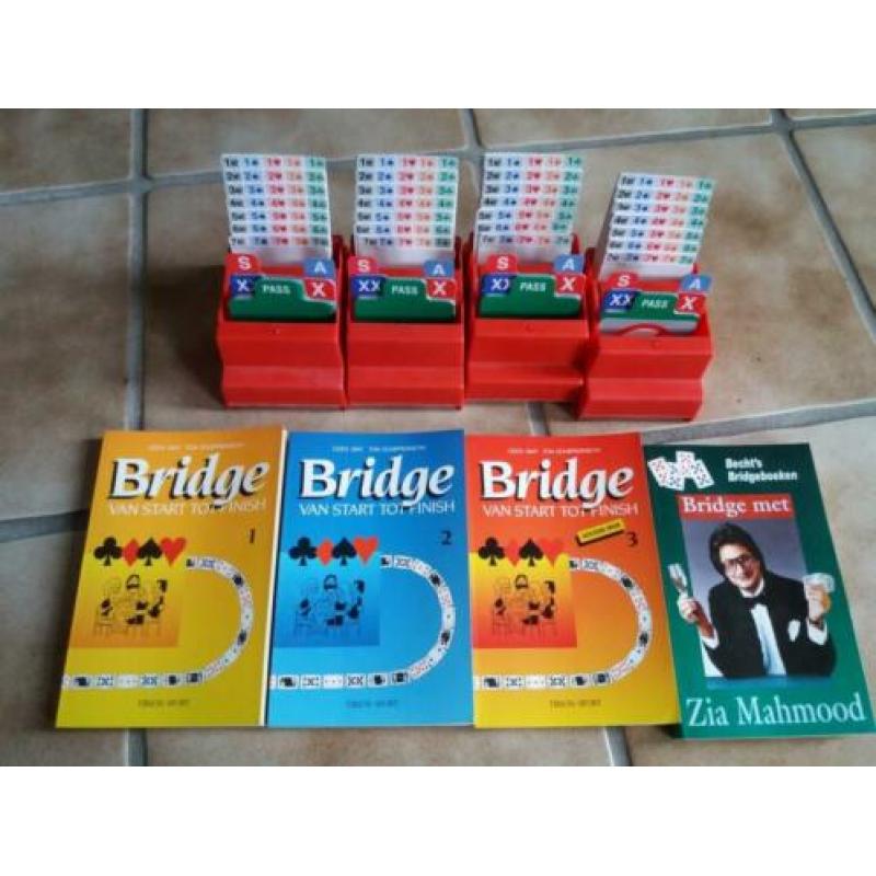 hobby en vrije tijd, Bridge boeken en biedboxjes