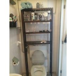 Houten badkamer / toilet meubel