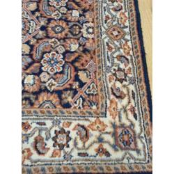 Vintage handgeknoopt perzisch tapijt loper herati 205x71