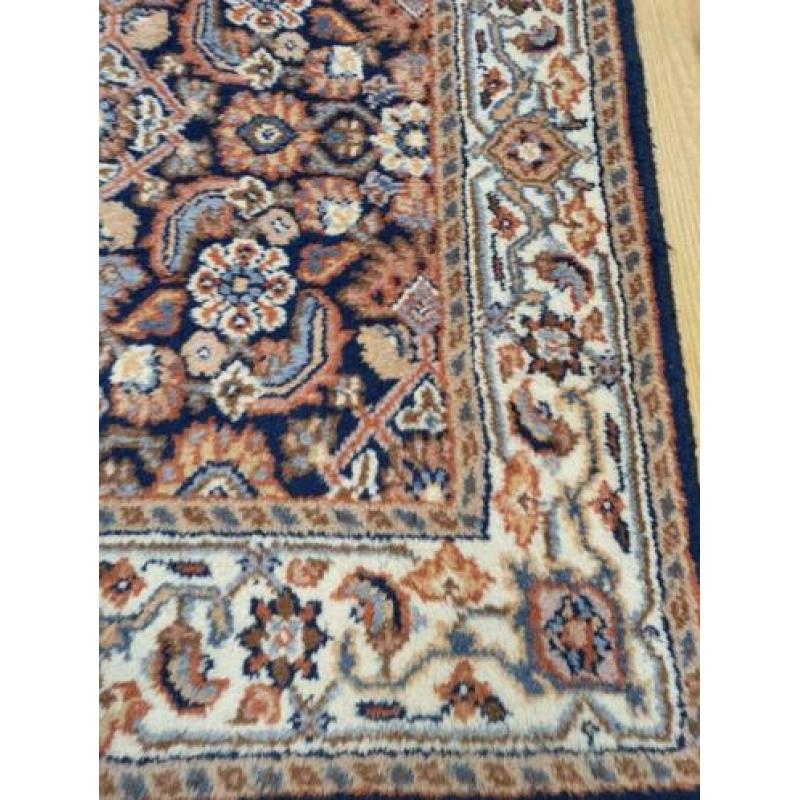 Vintage handgeknoopt perzisch tapijt loper herati 205x71