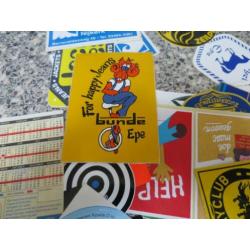 Zakje met ongeveer 75 Stickers