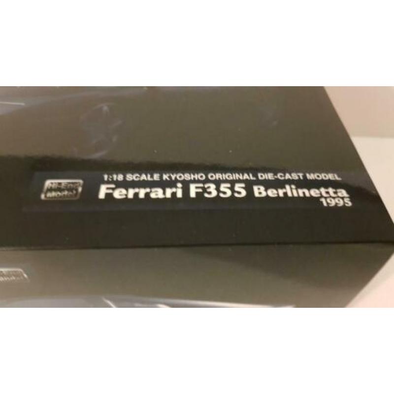 Kyosho Hi-End Ferrari 355 Berlinetta zwart - 1995