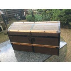 Hutkoffer speelgoedkist reiskoffer