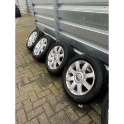 16” ORIGINELE VW Velgen met banden GOLF 5-6-7 CADDY PASSAT