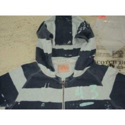 als NIEUW vest stripe van SCOTCH SHRUNK maat 164