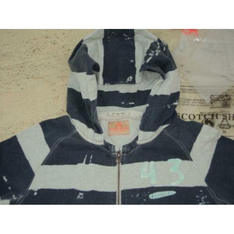 als NIEUW vest stripe van SCOTCH SHRUNK maat 164
