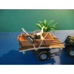 Playmobil 4834 Ranger op quad + trailer Thema: Safari
