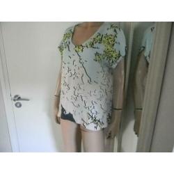 DIANE von FÜRSTENBERG mooie zijden blouse MT L ALS NIEUW