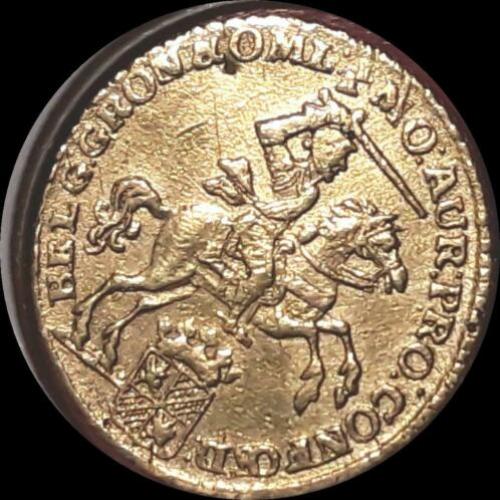 7 gulden nr halve zilverenrijder gron . OMMELANDEN 175
