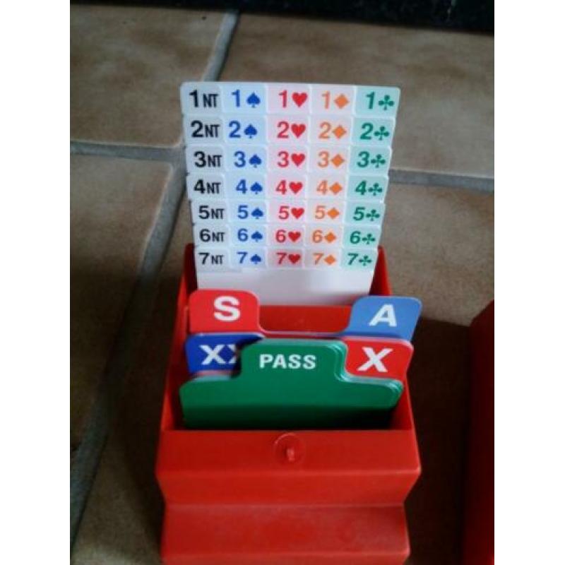 hobby en vrije tijd, Bridge boeken en biedboxjes