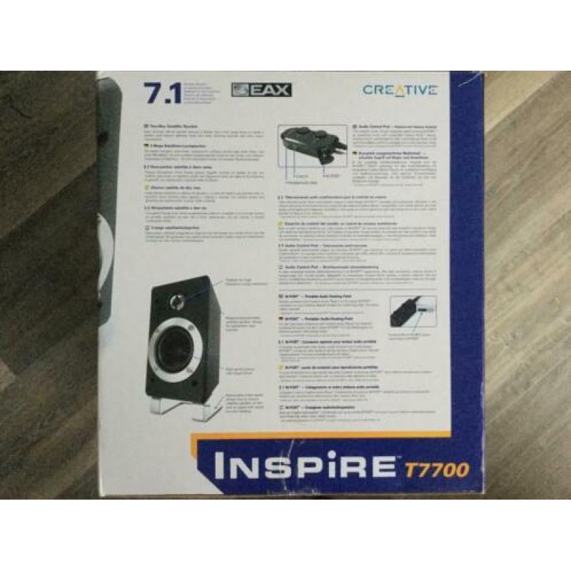 Inspire T7700 luidspreker 7.1 creative