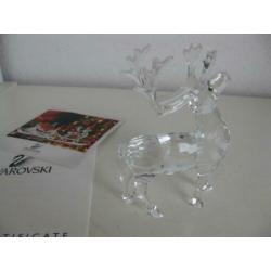 Rendier. In originele verpakking. Met certificaat.Swarovski.