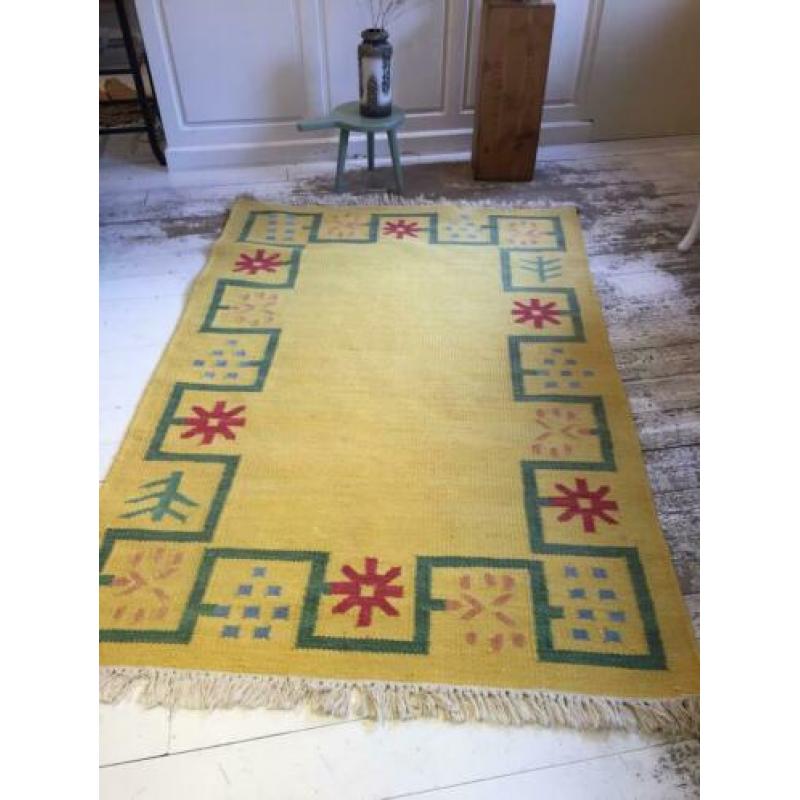 Vintage Scandinavisch design tapijten, vloerkleed, loper