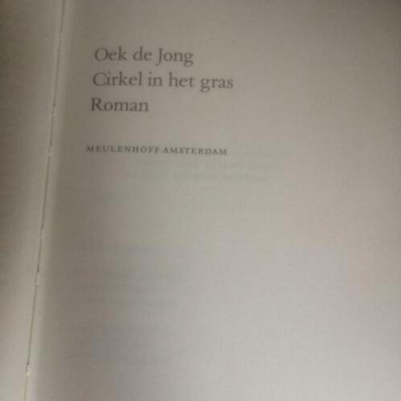 Oek de Jong: Circel in het gras (1985, 1e) + De geit (1989,