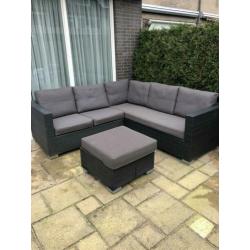 Wicker Loungeset met all weather kussens