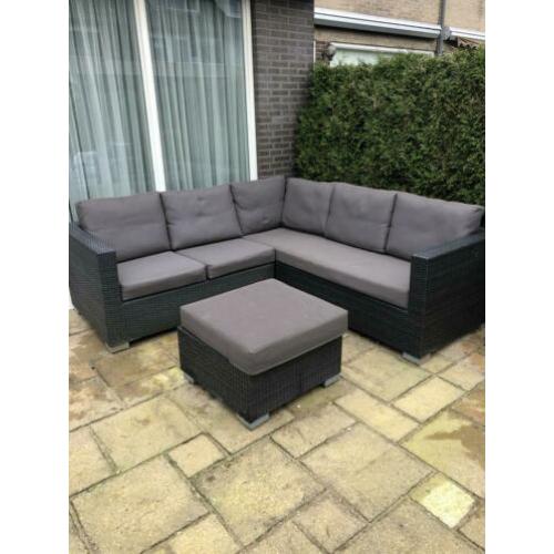 Wicker Loungeset met all weather kussens