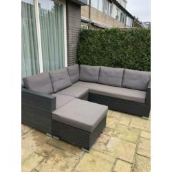 Wicker Loungeset met all weather kussens