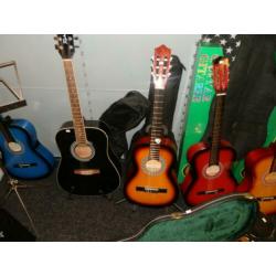 Electrische gitaren Steiner Richwood Yakima Collins partij