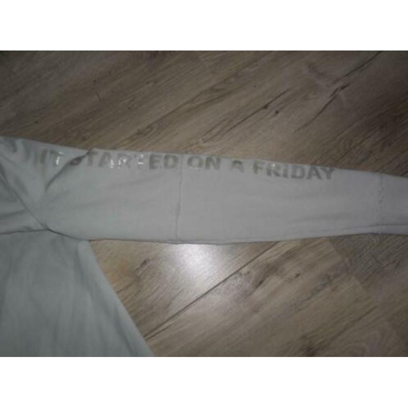 10 Days Amsterdam Licht Groen/Grijs Lang Vest Maat 2 =40/42