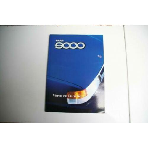 Folder / boek Saab 9000 Vorm en Functie (1987) (38)