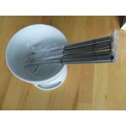 chocolade fondue set NIEUW in doos, ook leuk als kado