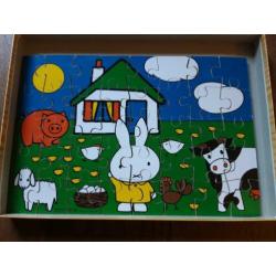 3x Nijntje Dick Bruna puzzel vloer puzzle hout