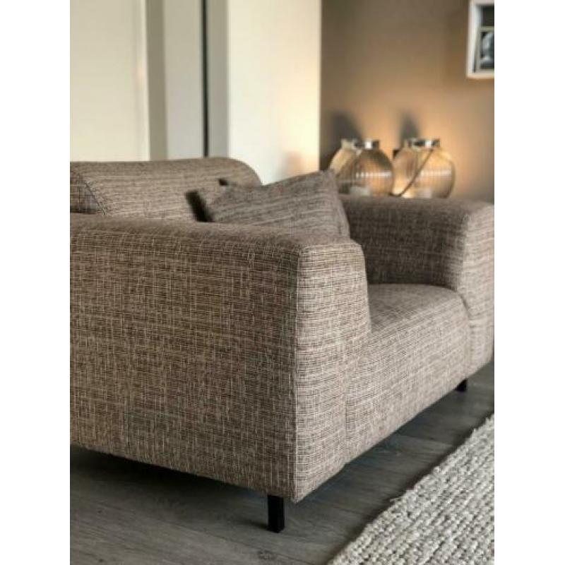 Fauteuil Beige gemêleerd
