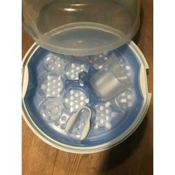 AVENT magnetronsterilisator, flessenwarmer en flessen