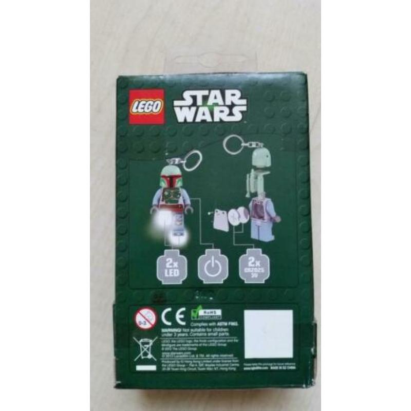 Star Wars Lego Boba Fett LED Lite *NIEUW* sleutelhanger
