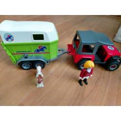 Paardenmanege Playmobil met veel extra's