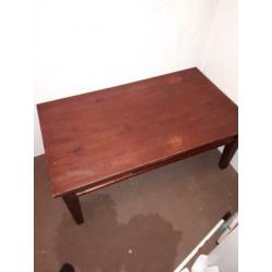 ronde en rechthoekige salontafel