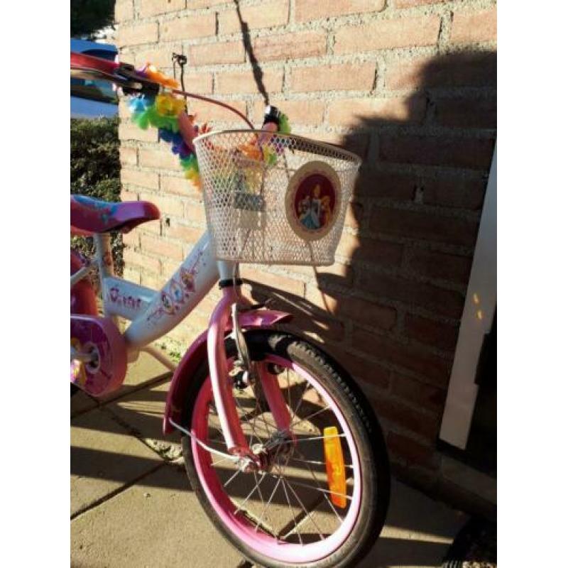 Meisjesfiets roze 16 inch