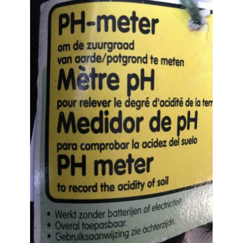 Nieuwe PH-Meter voor de grond