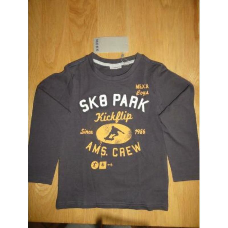 Nieuw jongens cars longsleeve blauw maat 110 nieuw