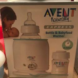 AVENT magnetronsterilisator, flessenwarmer en flessen