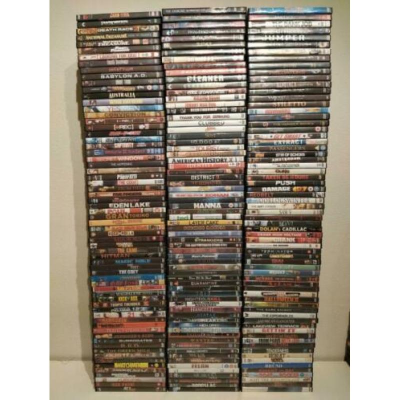 Grote collectie films op dvd (200 stuks!!)