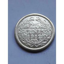 25 Cent 1912 Zilver (3)