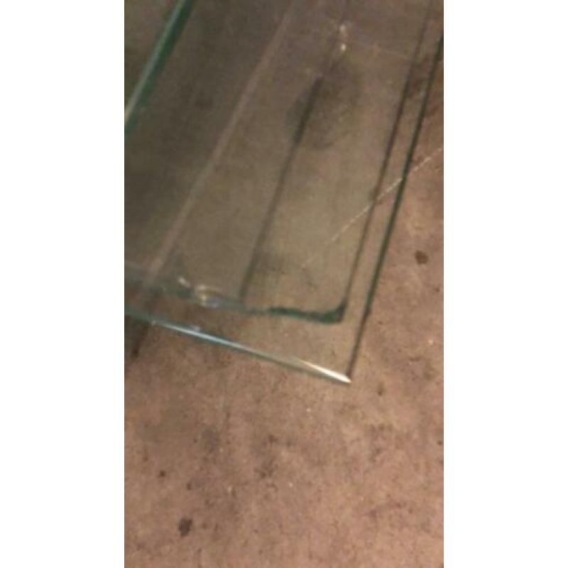 Glasplaten 250x 30 x1cm