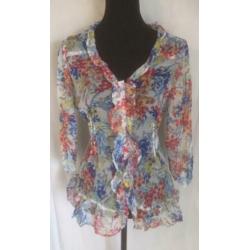 Vrolijke blouse van MISS ETAM..mt:40